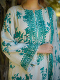 Aneela's Collection Unstitched Embroidered Lawn Suit -  (WFR-24-B)